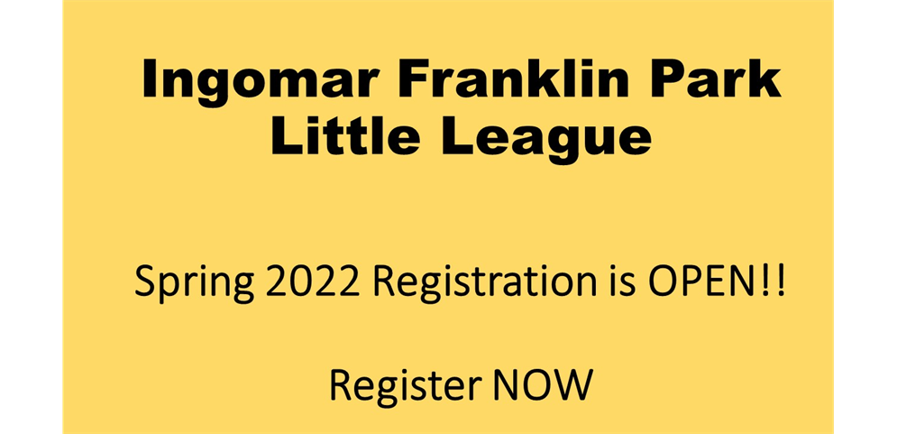 SPRING 2022 REGISTRATION IS NOW OPEN